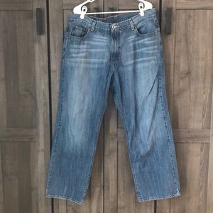 Lucky Brand 38x29 Taylor Straight Leg Blue Jeans
